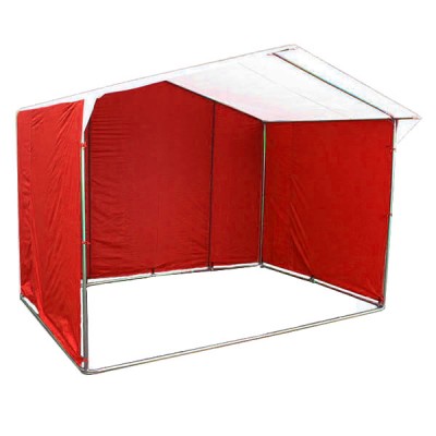 ПВ-2*2м Торговая палатка. Цвет: Бело-красный